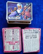 Trade cards, A&BC Gum, Civil War News (set 88 cards) including heavily marked checklist (gen