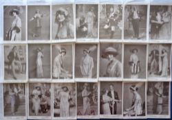 Postcards, Theatre, a collection of 107 cards of play scenes and actors, mostly Edwardian, from 'The
