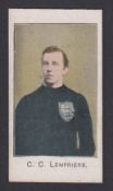 Cigarette card, Hook of Holland Cigarettes, Footballers, type card, C.C. Lempriere (gd) (1)