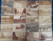 Postcards, Berkshire, a collection of approx. 37 cards of Windsor and area, all RPs inc. the King at