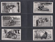 Trade cards, 4 sets, Castrol Series of Famous Riders, Maxlin British Cars, Priory I Spy Cars (series
