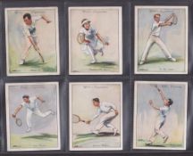 Cigarette cards, Wills Lawn Tennis (set 25 cards) including Tilden, Wills Moody etc (a few