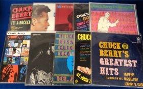 Vinyl, Chuck Berry, 17 albums to comprise Rockin' At The Hops, I'm A Rocker, Golden Hits, In