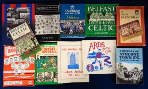 Irish Football Books and Booklets, a collection of 11 including 'Ards FC Official History 1923-