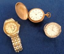 Watches, a gentleman's Seiko Kinetic Sports 50 watch on Seiko bracelet (appears working), American