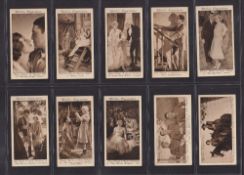 Cigarette cards, Wills Cinema Stars 3rd Series (set 50 cards) including Walt Disney, Laurel &