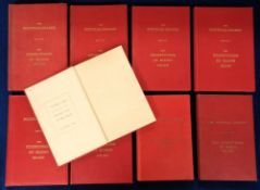 Football books, 'The Football League, The Competitions of Season.......'. A complete set of eight