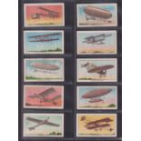 Trade cards, USA, Philadelphia Caramel Co, Airships (set, 15 cards) (one with mark to back, others