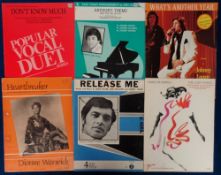 Entertainment, approx. 350 items of sheet music to include Paul Simon, Barry Manilow, Three Lions,