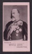Cigarette card, Taddy, English Royalty, type card, Prince of Wales (Edward VII) (gd) (1)