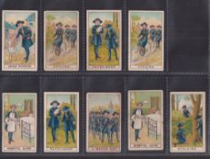 Trade cards, Maynard's, Girl Guide Series, a collection of 9 type cards each one with a different
