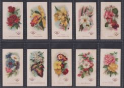 Cigarette cards, Japan, Murai, Flowers (Blue back) (31/32, missing no 31) (1 creased, some with
