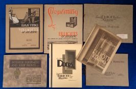Trade Catalogues, 7 different early 20thC catalogues for Eliotts of Reading, shop, showroom and