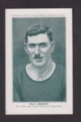 Trade cards, Nelson Lee Library, Footballers, greenish-grey halftones, 'P' size, 5 cards, Billy