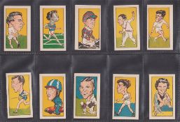 Trade cards, Clevedon Confectionery, International Sporting Stars (set 50 cards) including Ferenc