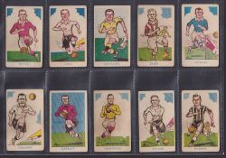 Trade cards, A&J Donaldson Sports Favourites (all Football subjects), 33 cards all numbered 360 to