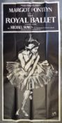 Ballet, original 3 sheet film poster for 'The Royal Ballet' (1960) starring Margot Fonteyn. The