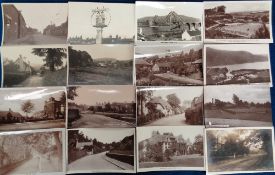 Postcards, a mixed UK topographical selection of approx. 28 cards, with RPs of Ealing Broadway,