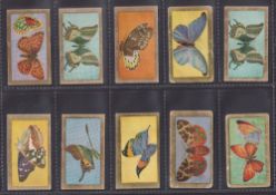 Trade cards, 'The World's Most Beautiful Butterflies' a collection of 42 type cards from many