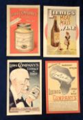 Trade advertising, Liebig, four large size paper advertising items, each showing various Liebig