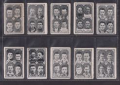 Trade cards, Barratt's, Cricketers, Footballers & Football Teams, three cards, S. Charlton Exeter,