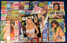 Glamour magazines, mostly USA & Canadian issues, a collection of 30+ adult glamour magazines, 1990'