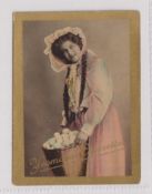Cigarette card, T.E. Yeomans, Beauties, 'M' size, type card, ref. H284, picture no 52 (gd) (1)