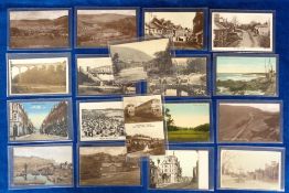 Postcards, Glamorgan, a mix of approx. 36 cards, with RPs of The Bridge Swansea Park, viaduct