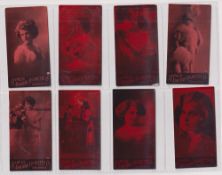 Cigarette cards, Egypt, Stamelis Douras, Photo Series 1 (A, glossy, unicoloured in green, red &