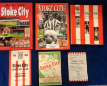 Stoke City, a collection of 6 books and booklets, 'Let's Talk About Stoke City Football Club'