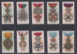 Cigarette cards, Taddy Orders of Chivalry (set 25 cards) (gd)