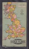 Tobacco Advertising, Wills Gold Flake, Call of the Road, Road Map & Mechanical Mileage Calculator,