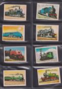 Trade cards, Perfetti Gum, Famous Trains un numbered (set 40 cards, plus 8 different original packet