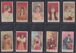 Cigarette cards, Japan, Murai Bros, Beauties, 'HUMPS' (Blue back) (set, 24 cards) (some slight age