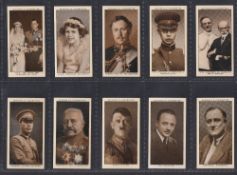 Cigarette cards, Mitchell, A Gallery of 1934 (set 50 cards) including Adolf Hitler, Donald Bradman