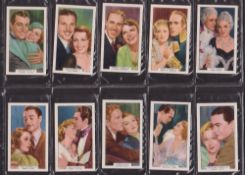 Cigarette cards, International Tobacco Co Screen Lovers (Summit) (set 48 cards) (gd)