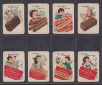 Trade cards, Cadbury's Chocolate, Cadbury Cub Families (set 32 cards) Trade index reference CAD-