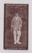Cigarette card, Murray's Cricketers Series H brown front, type card, Hutchinson Kent (just about