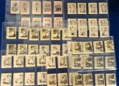 Cigarette cards, South America, Pinto (Brazil), Scenes with Girls, 'M' size, six sets, Boa Noite (