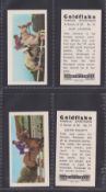 Trade cards, Barratt's, Famous Sportsmen, two pairs of variety cards, no 13, Alan Oliver (two cards,