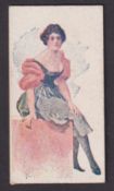 Cigarette card, J. & F. Bell Ltd, Beauties (Tobacco Leaf & Scotia Back), type card, ref. H32,