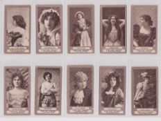 Cigarette cards, Mitchell's, Actresses 'FROGA B' (Brown), ten cards, Miss Cynthia Brooke,