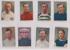 Trade cards, Boys Magazine, Football, three sets, Coloured Studies of Famous Internationals (8