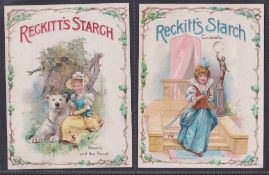 Trade cards, Reckitt's Starch, Fairy Tales, 13 'XL' size, plain back cards (gd)