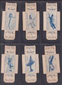 Cigarette cards, Carreras uncut Turf Slides, British Aircraft (set 50 cards) (gd)