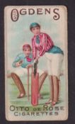 Cigarette card, Ogden's, Cricket & Football Women (Otto De Rose), type card, Cricket, Ogden's