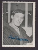 Trade cards, Football, A&BC Gum, Footballers 1969 (Scottish), type card no.8 Alex Ferguson (gd)