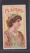 Cigarette card, Player's Advertisement card, type card with 'Navy Cut' back, reference book Fig 3