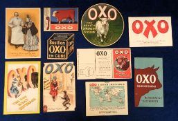 Trade advertising, Oxo, a collection of 10 advertising items, various shapes, styles & sizes