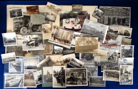 Photographs, 300+ late 19th/early 20thC images, most featuring various forms of transport to include